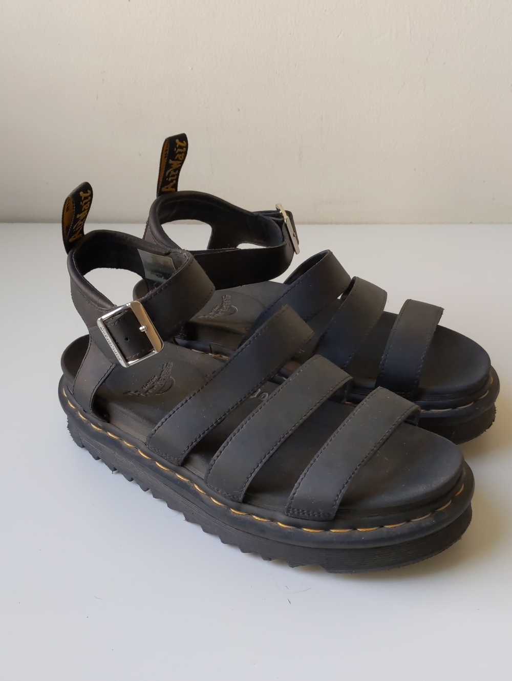Dr. Martens Blaire Platform Sandals Black Women's EU 41 US 9 - Picture 7 of 7